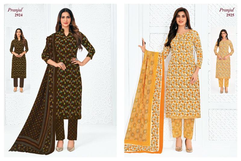 Pranjul priyanka vol 29 cotton dress material wholesalers mumbai